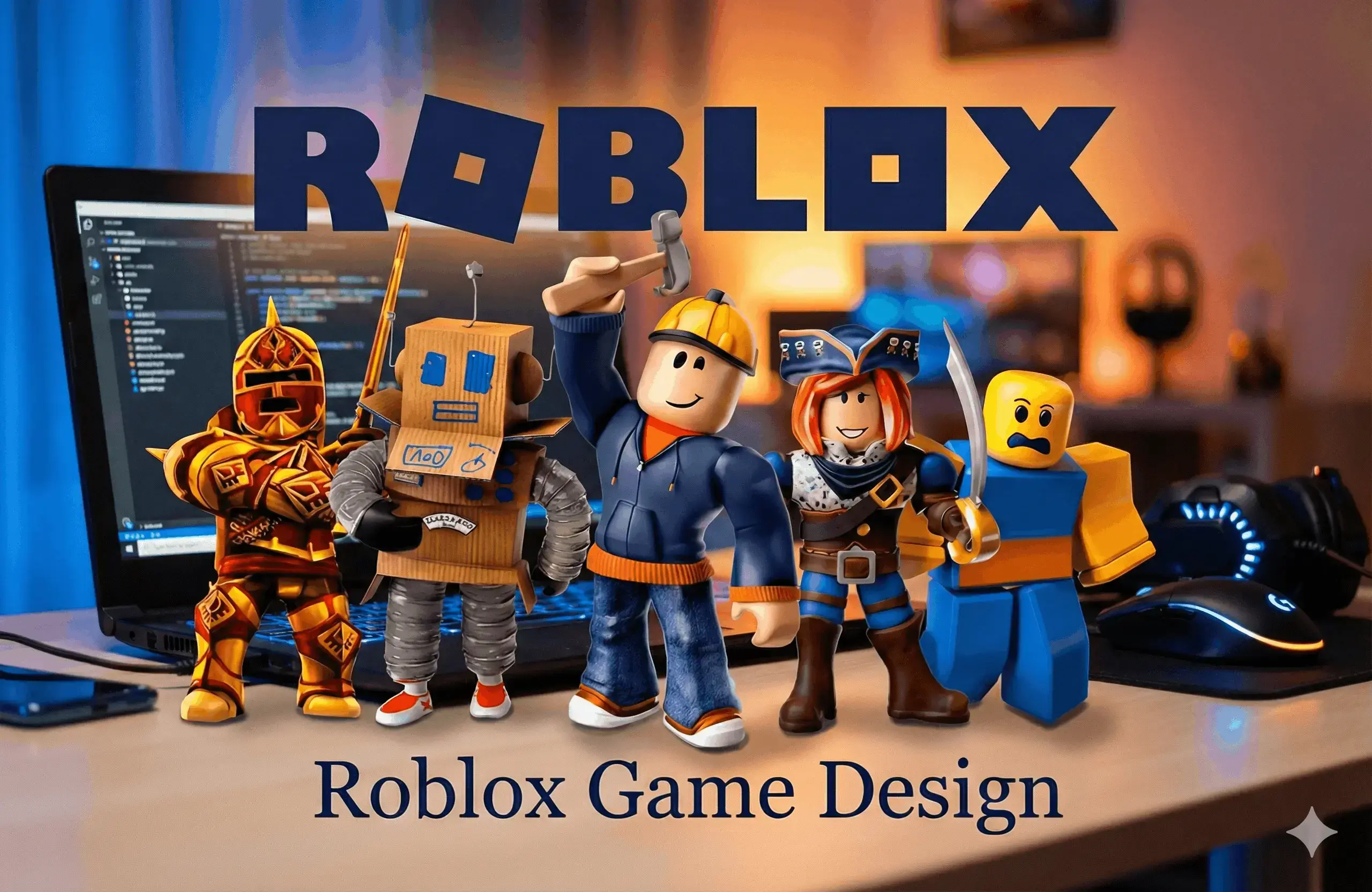 Roblox: Master Lua scripting in a collaborative on-site environment.